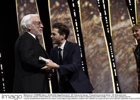 69. Festival de Cannes - Preisverleihung Xavier Dolan - 69. Internationales Filmfestival Cannes, Preisverleihung - 22 05 2016 LoicThebaud Panoramic 