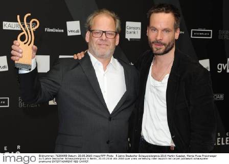 5 Jahre Deutscher Schauspielerpreis 2016 Martin Kuester, Wanja Mues Preistraeger zu 5 jahre Deutscher Schauspielerpreis in Berlin, 20.05.2016