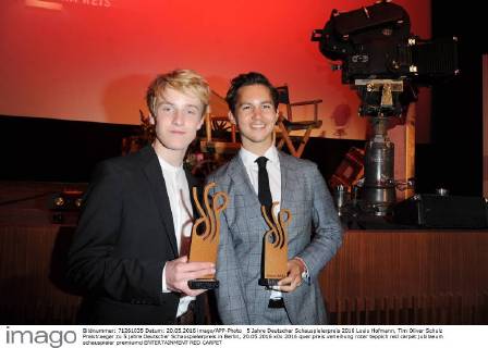 5 Jahre Deutscher Schauspielerpreis 2016 Louis Hofmann, Tim Oliver Schulz Preistraeger zu 5 jahre Deutscher Schauspielerpreis in Berlin, 20.05.2016