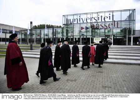 Verleihung der Ehrendoktortitel an der Universität Hasselt Illustration picture shows the Togati before a ceremony for the Doctor Honoris Causa honorary degrees of the UHasselt university, Tuesday 24 May 2016 in Diepenbeek.  YORICKxJANSENS 04857119