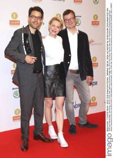 Sebastian Sternal, Cäthe und Gast bei der Verleihung des Musikpreises Echo Jazz 2016 auf Kampnagel. Hamburg, 26.05.2016 Foto:xgbrcix xFuturexImage