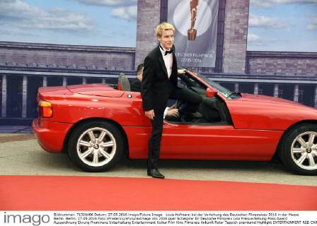 Louis Hofmann bei der Verleihung des Deutschen Filmpreises 2016 in der Messe Berlin. Berlin, 27.05.2016 Foto:xFredericx xFuturexImage
