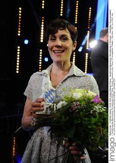 Verleihung Bayerischer Fernsehpreis in München - Preisträger Nina Kunzendorf Verleihung des Bayerischen Fernsehpreis 2016 Preis, Ehrung, Auszeichnung Party Prinzregenten Theater München 03. Juni 2016