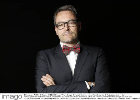 Christoph Krachten bei der Verleihung des 6. Webvideopreises an die herausragendsten deutschsprachigen Internetstars des Jahres im Castello. Düsseldorf, 04.06.2016 Foto:xC.xHardtx xFuturexImage