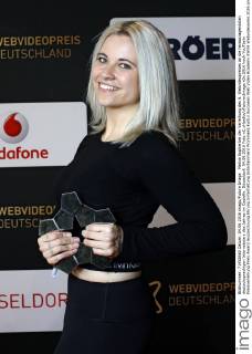 Melina Sophie bei der Verleihung des 6. Webvideopreises an die herausragendsten deutschsprachigen Internetstars des Jahres im Castello. Düsseldorf, 04.06.2016 Foto:xC.xHardtx xFuturexImage