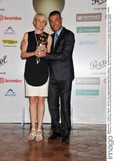 Verleihung Premio Globo d Oro in Rom Rome Photocall Golden Globes . Pictured: Ivan Cotroneo, Monica Ravetta  CCP