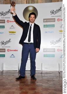 Verleihung Premio Globo d Oro in Rom Rome Photocall Golden Globes . Pictured: Gabriele Mainetti Trussardi dress  CCP