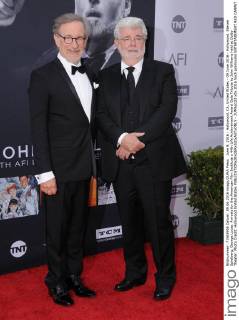June 9, 2016 - Hollywood, CA, United States - 09 June 2016 - Hollywood. Steven Spielberg, George Lucas. Arrivals for the American Film Institute s 44th Life Achievement Award Gala Tribute to John Williams held at Dolby Theater. Photo Credit: Hollywood United States - ZUMAa123