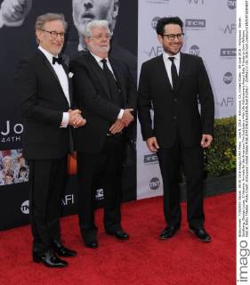 June 9, 2016 - Hollywood, CA, United States - 09 June 2016 - Hollywood. Steven Spielberg, George Lucas, JJ Abrams. Arrivals for the American Film Institute s 44th Life Achievement Award Gala Tribute to John Williams held at Dolby Theater. Photo Credit: Hollywood United States - ZUMAa123