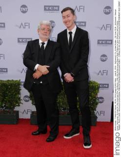 June 9, 2016 - Hollywood, CA, United States - 09 June 2016 - Hollywood. George Lucas, Jett Lucas. Arrivals for the American Film Institute s 44th Life Achievement Award Gala Tribute to John Williams held at Dolby Theater. Photo Credit: Hollywood United States - ZUMAa123