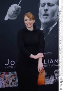 Actress Bryce Dallas Howard attends American Film Institute s 44th Life Achievement Award gala tribute to composer John Williams at the Dolby Theatre in the Hollywood section of Los Angeles on June 9, 2016. Over six decades in Hollywood, Williams has written some of the most memorable music in movie history. His 100-plus features have earned 50 Academy Award nominations (making him the most-nominated living person), winning five times. Williams also received 22 Grammys, seven BAFTAs, five Emmys, four Golden Globes, a Kennedy Center Honor and the National Medal of Arts. And then there are all those iconic themes, the ones everyone in the world knows.  LAP2016060924 JIMxRUYMEN