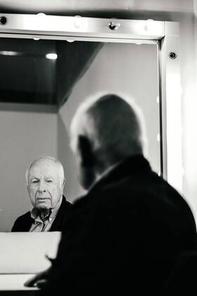 Peter Brook, director de teatro. Peter Brook, theatre director. Madrid  CARLOSxGARCIAxPOZO