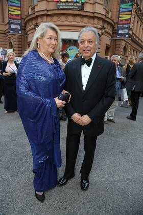 Österreichischer Musiktheaterpreis 2016 Wien, Ronacher, 27. 06. 2016 Zubin MEHTA mit Frau Nancy KOVACK