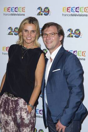 Marine Vignes - Laurent Romejko - Entertainment, Photocall France Television 2016 2017 - Paris - 29 06 2016 StephenCaillet Panoramic