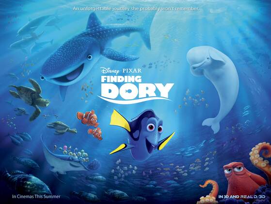 RELEASE DATE: June 17, 2016 TITLE: Finding Dory STUDIO: U.S. - ZUMAg90_