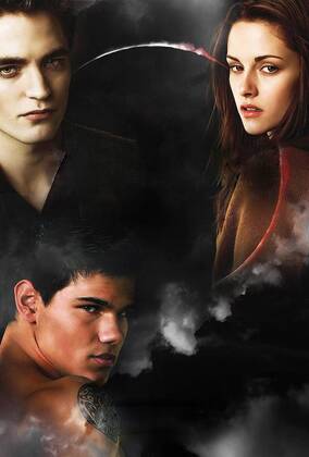 RELEASE DATE: June 30, 2010. MOVIE TITLE: The Twilight Saga: Eclipse. STUDIO: Summit Entertainment. PLOT: As a string of mysterious killings grips Seattle, Bella, whose high school graduation is fast approaching, is forced to choose between her love for vampire Edward and her friendship with werewolf Jacob. PICTURED: KRISTEN STEWART as Bella Swan, ROBERT PATTINSON as Edward Cullen, TAYLOR LAUTNER as Jacob. Poster. - ZUMAg90_