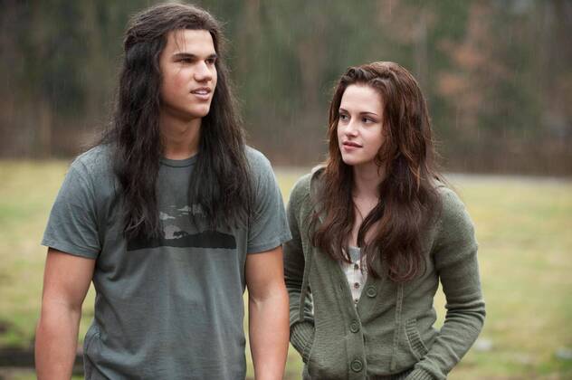 RELEASE DATE: November 20, 2009. MOVIE TITLE: Twilight: New Moon. STUDIO: Imprint Entertainment. PLOT: After Bella recovers from the vampire attack that almost claimed her life, she looks to celebrate her birthday with Edward and his family. However, a minor accident during the festivities results in Bella s blood being shed, a sight that proves too intense for the Cullens, who decide to leave the town of Forks, Washington for Bella and Edward s sake. Initially heartbroken, Bella finds a form of comfort in reckless living, as well as an even-closer friendship with Jacob Black. Danger in different forms awaits. PICTURED: KRISTEN STEWART as Bella Swan and TAYLOR LAUTNER as Jacob Black. - ZUMAg90_