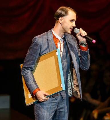 Tempodrom Berlin, Konzert von Drangsal Drangsal, Max Gruber Hoffnungsvollster Newcomer Preis Für Popkultur 2016
