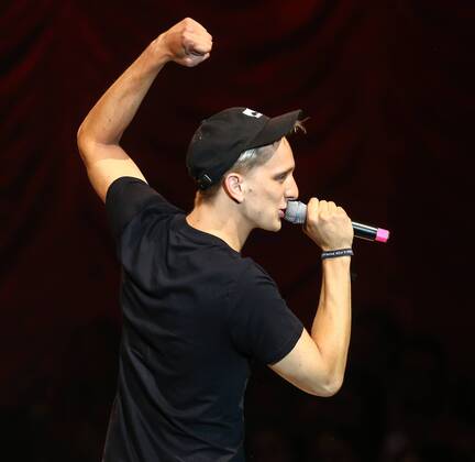Tempodrom Berlin, Konzert von Felix Brummer Felix Brummer Karaftklub Preis Für Popkultur 2016