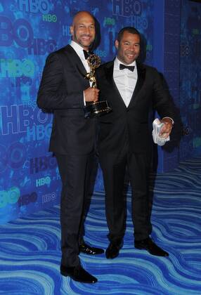 September 18, 2016 - Los Angeles, CA, United States - 18 September 2016 - Los Angeles, California - Keegan-Michael Key, Jordan Peele. HBO Post Award Reception following the 68th Primetime Emmy Awards held at the Pacific Design Center. Photo Credit: Byron Purvis AdMedia Los Angeles United States - ZUMAa123