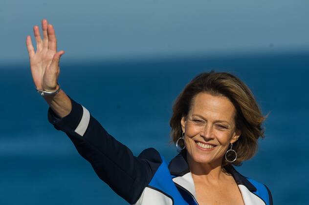 Sigourney Weaver during a photocall ahead of receiving tonight the Donostia Award for her contribution to the cinema, at 64rd San Sebastian Film Festival on September 21, 2016 in San Sebastian, Spain.  JosexIgnacioxUnanue Sigourney Weaver - 64rd San Sebastian Film Festiva
