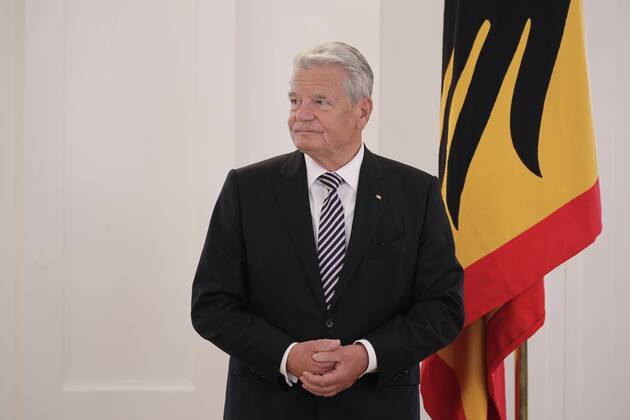 Berlin, Schloss Bellevue, Ansprache bei der Verleihung des Verdienstordens der Bundesrepublik Deutschland zum Tag der Deutschen Einheit, Foto: Bundespräsident Joachim Gauck