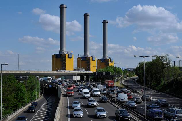 Stau, Stadtautobahn, Wilmersdorf, Berlin, Deutschland Stau Stadtautobahn Wilmersdorf Berlin Deutschland