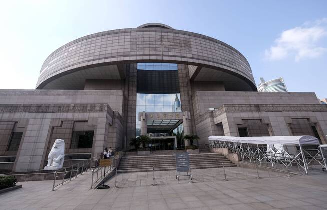 September 11, 2016 - Los Angeles, California, U.S - Shanghai Museum in Shanghai, China. Shanghai is the most populous city in China and the most populous city proper in the world. It is one of the four direct-controlled municipalities of China, with a population of more than 24 million as of 2014. It is a global financial centre, and a transport hub with the world s busiest container port. Located in the Yangtze River Delta in East China, Shanghai sits on the south edge of the mouth of the Yangtze in the middle portion of the Chinese coast. The municipality borders the provinces of Jiangsu and Zhejiang to the north, south and west, and is bounded to the east by the East China Sea. A major administrative, shipping, and trading town, Shanghai grew in importance in the 19th century due to trade and recognition of its favourable port location and economic potential. The city was one of five - ZUMAc68_
