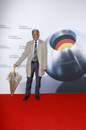 Mojib Latif beim festlichen Lunch zur Verleihung des Ehrenpreises 2016 des Deutschen Nachhaltigkeitspreises an Ban Ki-moon im Emporio Tower. Hamburg, 07.10.2016 Foto:xgbrcix xFuturexImage