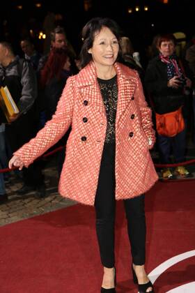 21.10.2016, Frankfurt, Alte Oper, roter Teppich Red Carpet beim Hessischer Film- und Kinopreis 2016 Anke Sevenich Schauspielerin