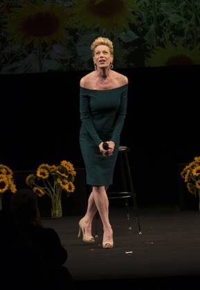 US: Nothing Like A Dame Marin Mazzie performs during Nothing like a dame benefit actors fund women health and honor Marin Mazzie with Phyllis Newman Dame award  LevxRadin