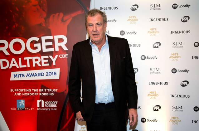 English broadcaster Jeremy Clarkson attending the Music Industry Trusts Award, at Grosvenor House in London. NOVEMBER 7th 2016  DFLx163483