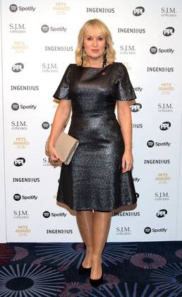 English TV presenter Nicki Chapman attending the Music Industry Trusts Award, at Grosvenor House in London. NOVEMBER 7th 2016  DFLx163483