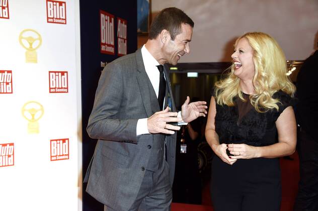 Kai Pflaume und Barbara Schöneberger bei der 41. Verleihung Das Goldene Lenkrad im Axel-Springer-Haus. Berlin, 08.11.2016 Foto:xF.xKernx xFuturexImage