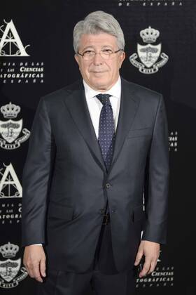 Enrique Cerezo attends to the photocall during the delivery of the Golden Medal of the Spanish Cinema Academic to Santiago Segura at Ritz Hotel in Madrid. November 18, Spain. 2016.  (20161118011)