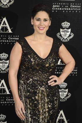 Rosa Lopez attends to the photocall during the delivery of the Golden Medal of the Spanish Cinema Academic to Santiago Segura at Ritz Hotel in Madrid. November 18, Spain. 2016.  (20161118035)