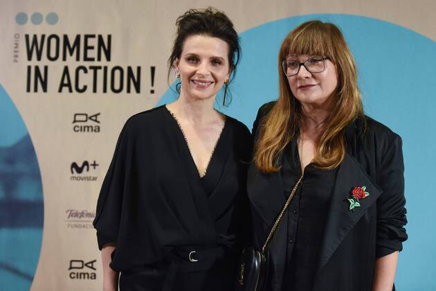 Juliette Binoche at the Woman in Action award given to Juliette Binoche. Cordon Press  DiegoxPuerta