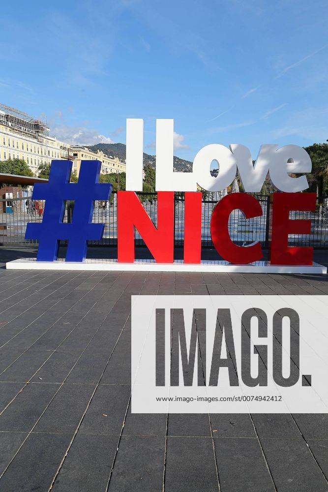 I Love Nice Schriftzug An Der Promenade Des Anglais In Nizza Francois Glories Starface 16