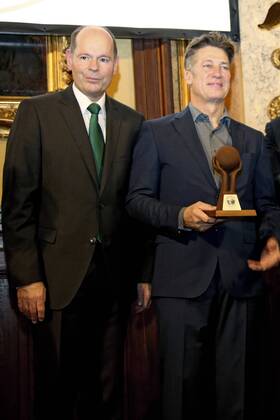 Norbert Lux und Tobias Moretti bei der Preisverleihung der Green Brands Austria 2016 im Palais Eschenbach. Wien, 28.11.2016 Foto:xF.xJ.xMorgenbesserx xFuturexImage
