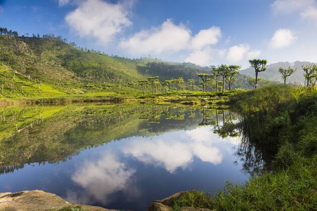 Lake at Haputale, Nuwara Eliya District, Sri Lanka Hill Country, Sri Lanka, Asia Copyright: MatthewxWilliams-Ellis 1109-1097