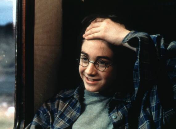 Harry Potter und der Stein der Weisen, (HARRY POTTER AND THE SORCERER S STONE) GB-USA 2001, Regie: Chris Columbus, DANIEL RADCLIFFE, Stichwort: Brille UnitedArchives00018359