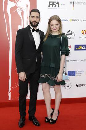 Dejan Bucin und Maria Dragus bei der Verleihung vom 29. Europäischen Filmpreis 2016 29th European Film Awards 2016 im Nationalen Forum für Musik. Breslau,10.12.2016 Foto:xS.xGabschx xFuturexImage