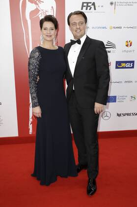 Trine Dyrholm mit Freund Niclas Bendixen bei der Verleihung vom 29. Europäischen Filmpreis 2016 29th European Film Awards 2016 im Nationalen Forum für Musik. Breslau, 10.12.2016 Foto:xS.xGabschx xFuturexImage