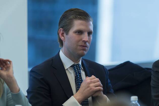 December 14, 2016 - New York, New York, United States of America - Eric Trump is seen in the Trump Organization conference room at Trump Tower in New York, NY, USA on December 14, 2016. .Credit: Pool via CNP New York United States of America - ZUMAs152 20161214_zaa_s152_026