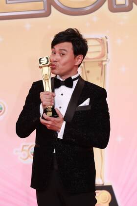 HONG KONG, CHINA - DECEMBER 18: Actor Raymond Cho Wing-Lim attends the 2016 TVB Anniversary Awards on December 18, 2016 in Hong Kong, China.  CFP497275746