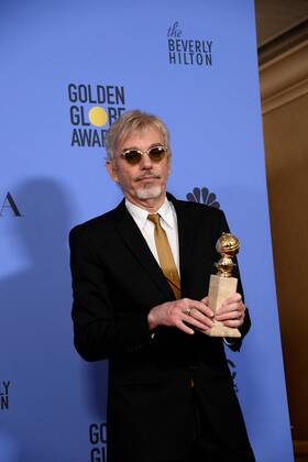 Billy Bob Thornton, winner of the award for Best Performance by an Actor in a Television Series - Drama appears backstage during the 74th annual Golden Globe Awards at the Beverly Hilton Hotel in Beverly Hills, California on January 8, 2017.  LAP20170108457 JIMxRUYMEN