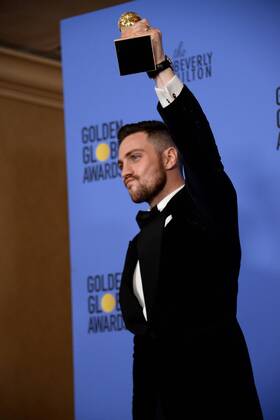 Aaron Taylor Johnson during the 74th annual Golden Globe Awards at the Beverly Hilton Hotel in Beverly Hills, California on January 8, 2017.  LAP20170108475 JIMxRUYMEN
