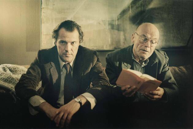 Feb 09, 2007 - Berlin, GERMANY - RELEASE DATE: February 9, 2007 (USA). GERMAN TITLE: Das Leben der Anderen. DIRECTOR: Florian Henckel von Donnersmarck. STUDIO: Wiedemann & Berg Filmproduktion Sony Pictures Classics. PLOT: A horrifying, sometimes unintentionally funny system of observation in the former East Germany. PICTURED: SEBASTIAN KOCH and VOLTMAR KLEINELT. - ZUMAg90_ 20070209_ddn_g90_425