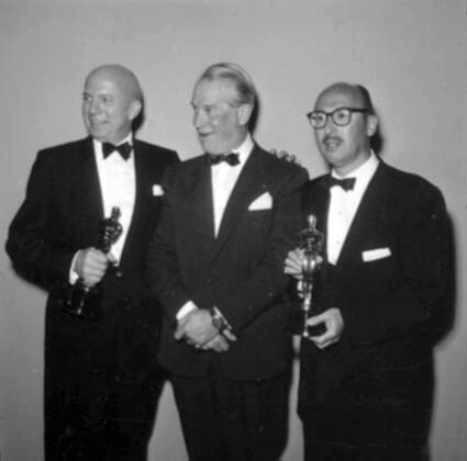 Dec. 13, 2006 - MAURICE CHEVALIER, SAMMY CAHN AND JIMMY VAN HEUSEN. PHOTOS - ZUMAg49_ 20061213_gaf_g49_273
