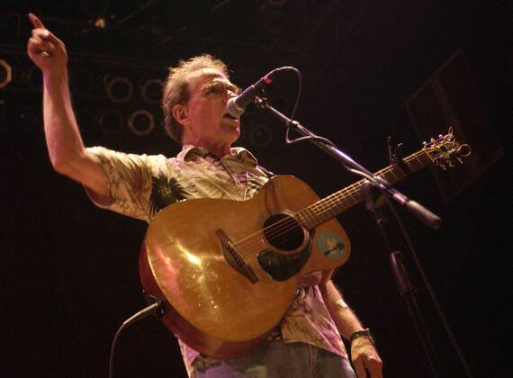 Jul 02, 2006; Myrtle Beach, SC, USA; Musician COUNTRY JOE McDONALD performs live as his 2006 tour makes a stop at Barefoot Landing located in Myrtle Beach. Mandatory - ZUMAm78_ 20060702_mkh_m78_876